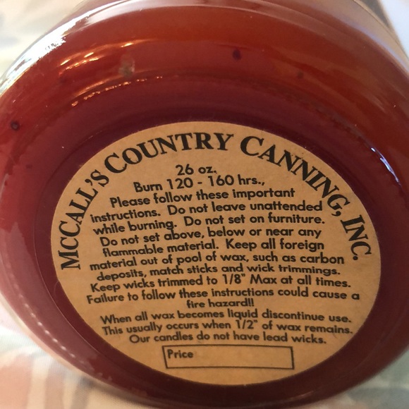 McCall's Farmers Market 26 Oz., 16 Oz. and 5 Oz. Candles - Cinnamon Scent - Picture 5 of 9
